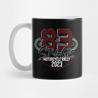 Logo style 83rd sturgis motorcycle rally 2023 Mug